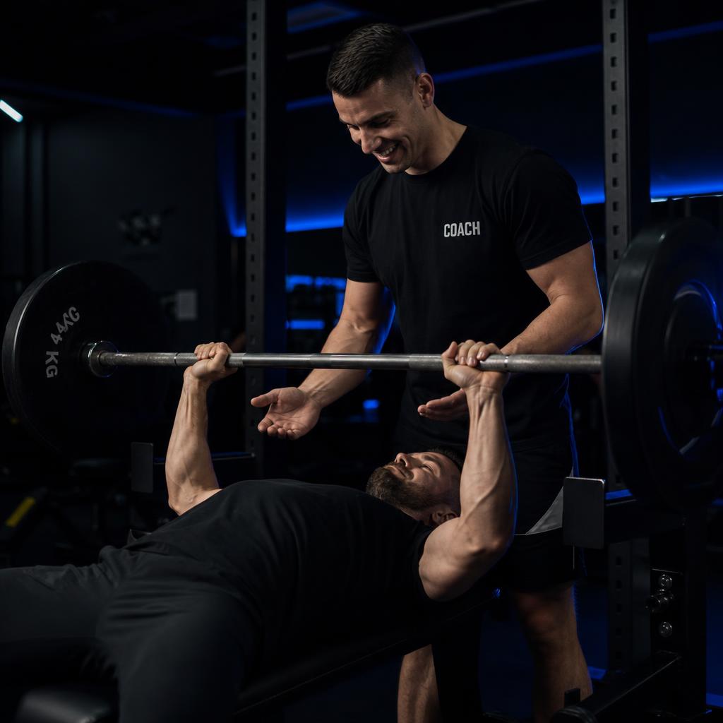 Athlete training for 1-on-1 coaching
