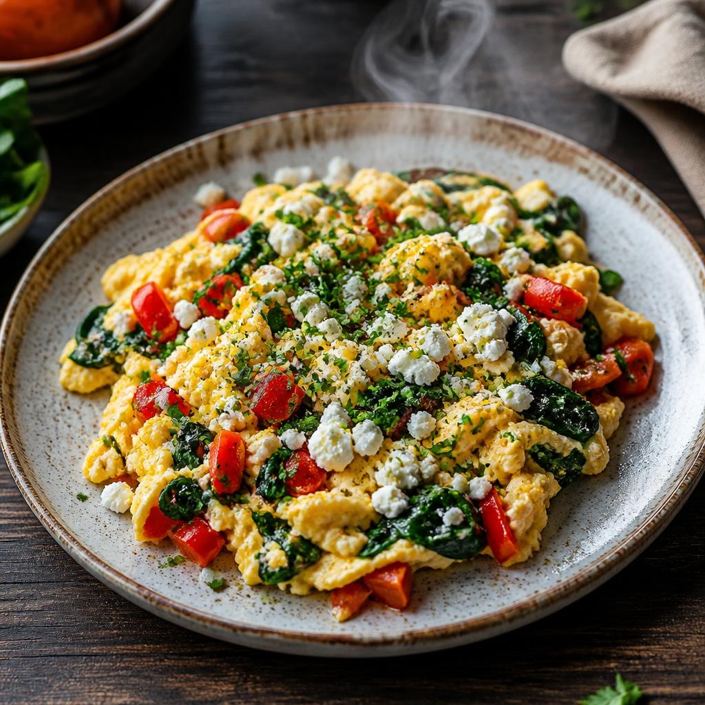High-Protein Veggie Scramble
