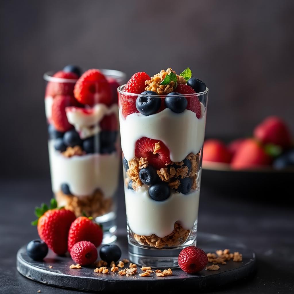 Berry Greek Yogurt Parfait