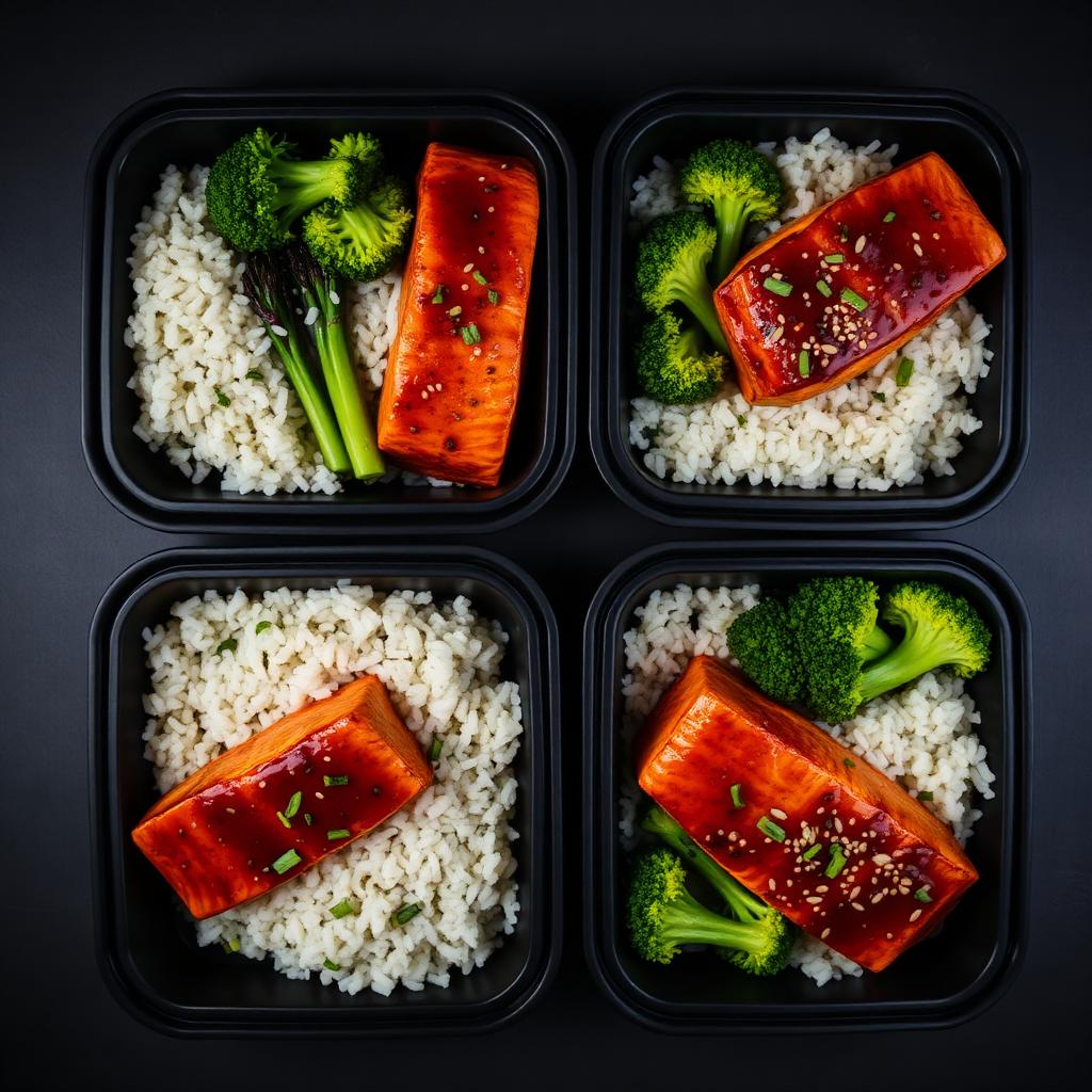 Teriyaki Salmon Meal Prep